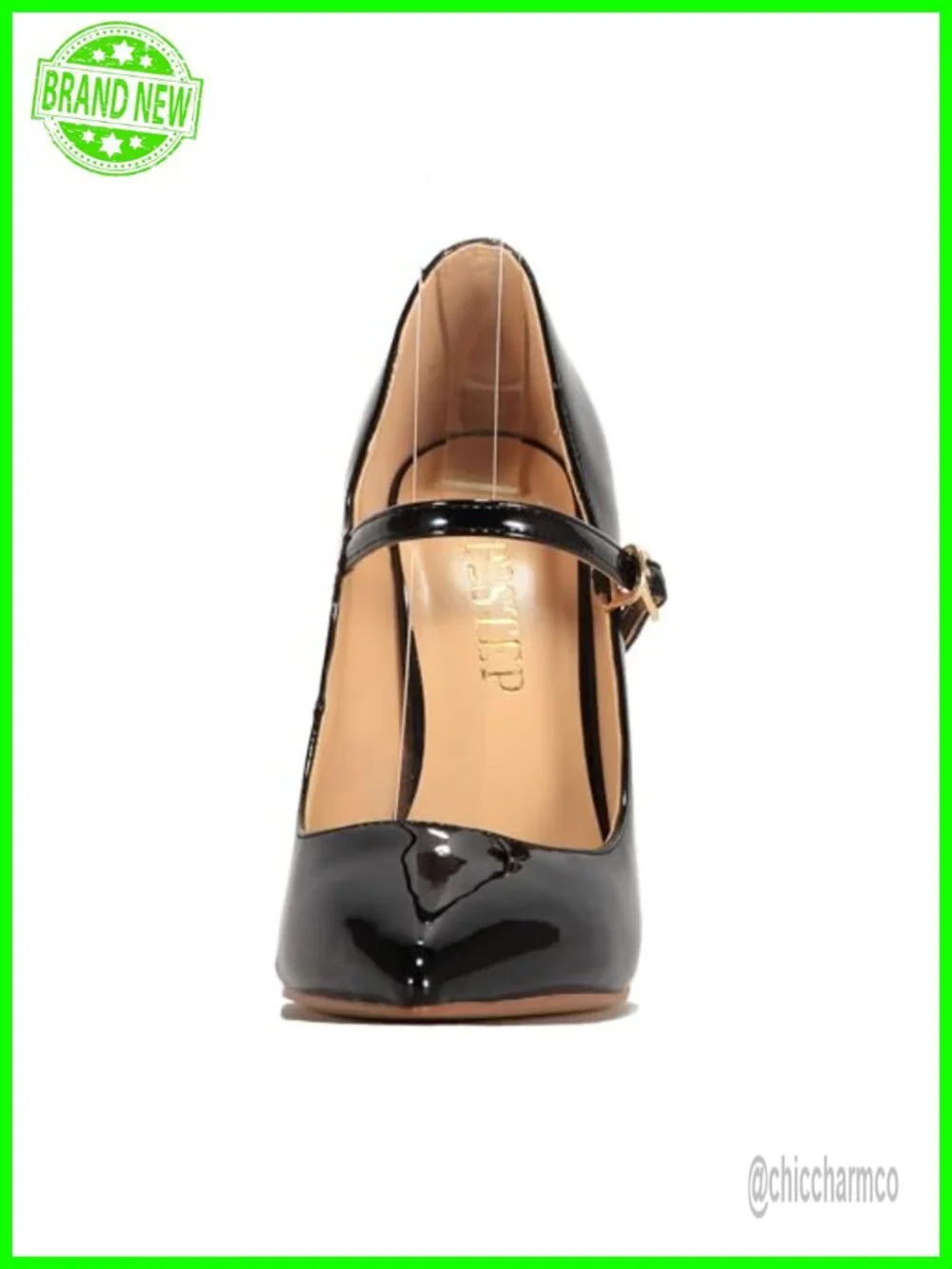 Stiletto Heels Pointed Toe Mary Jane Dress Pumps Wedding Shoes